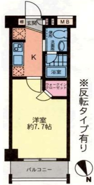 レディアス調布国領 312号室 間取り
