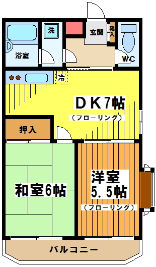 メゾン上給（あげきゅう） 103号室 間取り