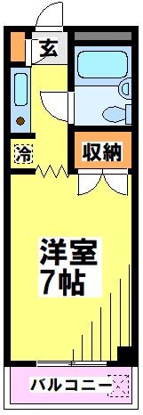 ハイムナカザワ 302号室 間取り