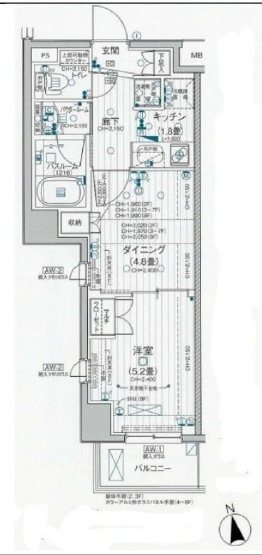 DUO STAGE（デュオステージ）調布国領MAXIV 402号室 間取り
