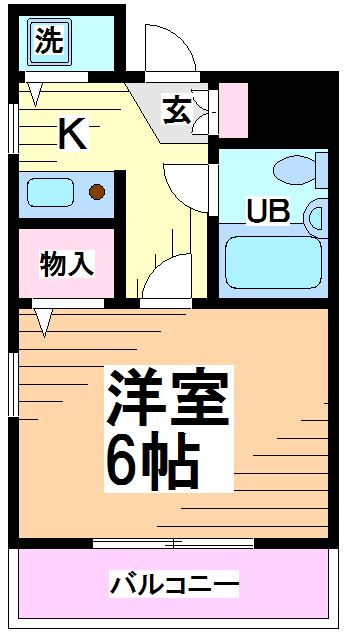 ジョイフル幡ヶ谷弐番館 間取り