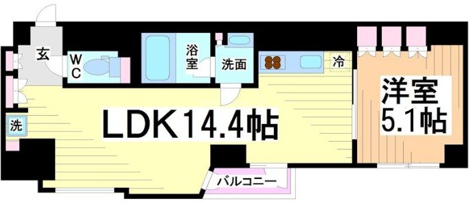 プライムアーバン笹塚 間取り