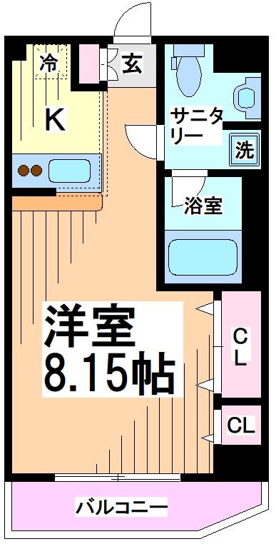 CYNTHIA FOUR-D DAITABASHI 間取り
