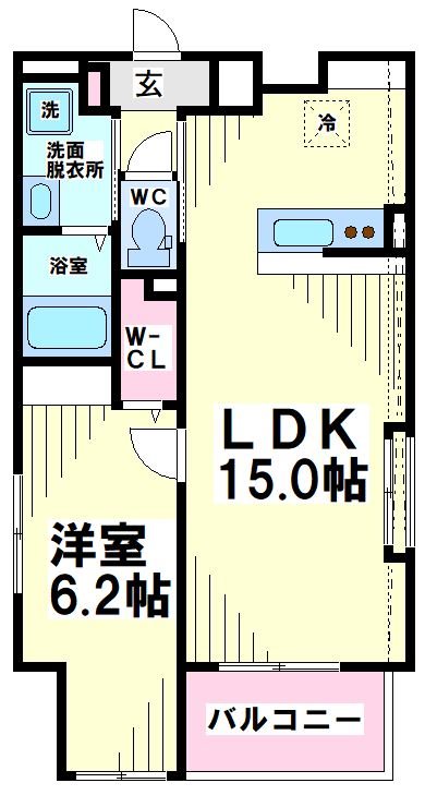 ドミール中野南台 間取り