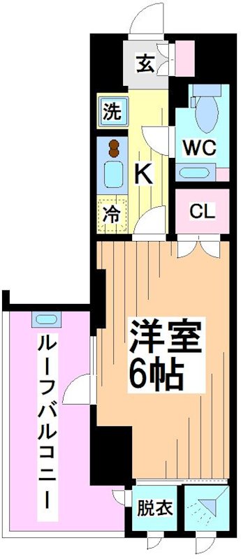 パークキューブ笹塚　 間取り