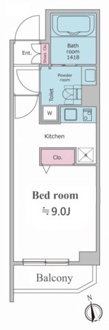 レオーネ方南町 間取り図