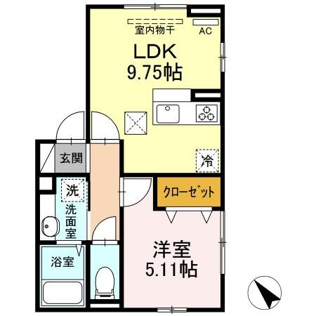 ウィスタリア永福 間取り図