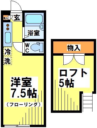 ヒルサイドつつじヶ丘 307号室 間取り