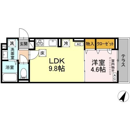 D-comodo深大寺北町 間取り