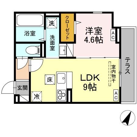 D-comodo深大寺北町 間取り
