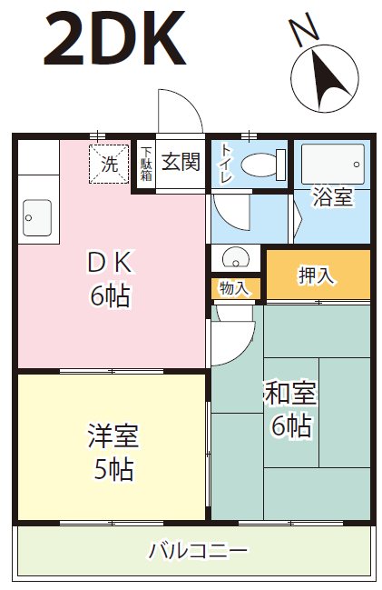 302号室 間取り