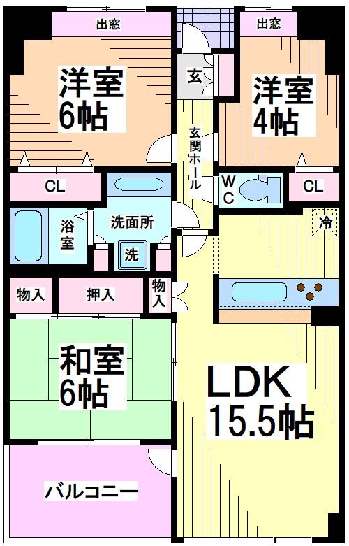 サーパス方南町　 間取り