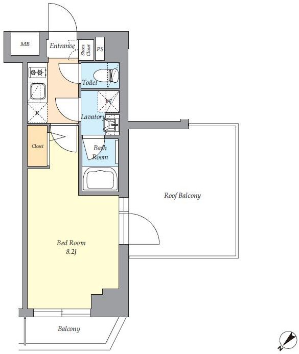 AIFLAT渋谷西原 間取り