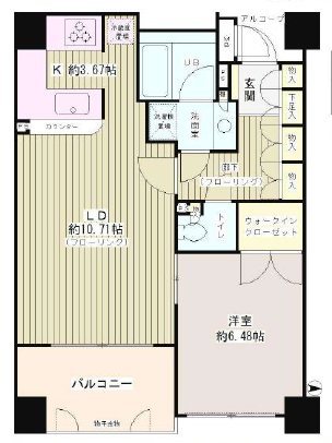 クラッサ調布 204号室 間取り