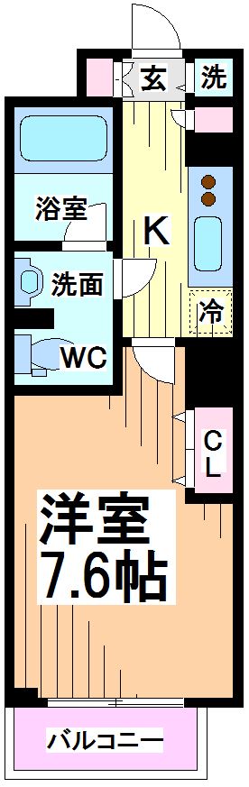 KDXレジデンス幡ヶ谷 間取り