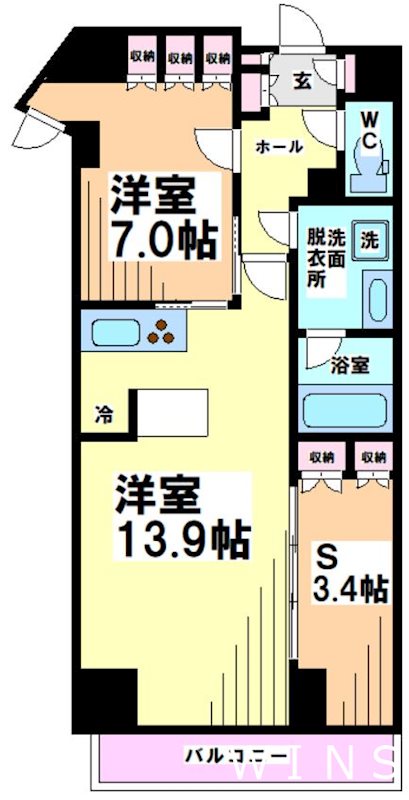 レジディア杉並方南町 間取り