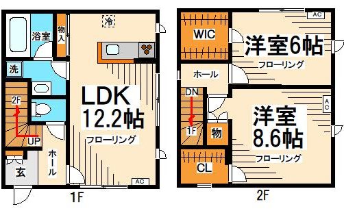 カサセレーナB棟 間取り