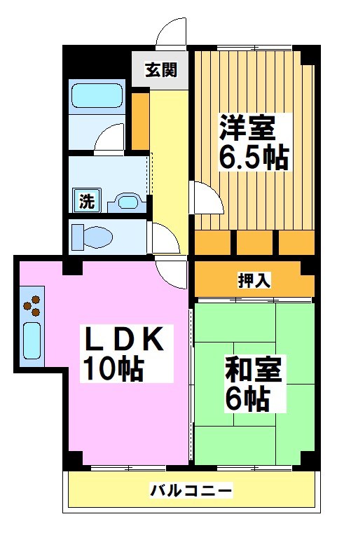 給田NSマンション 間取り