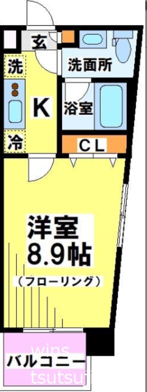 ＺＯＯＭ調布 604号室 間取り