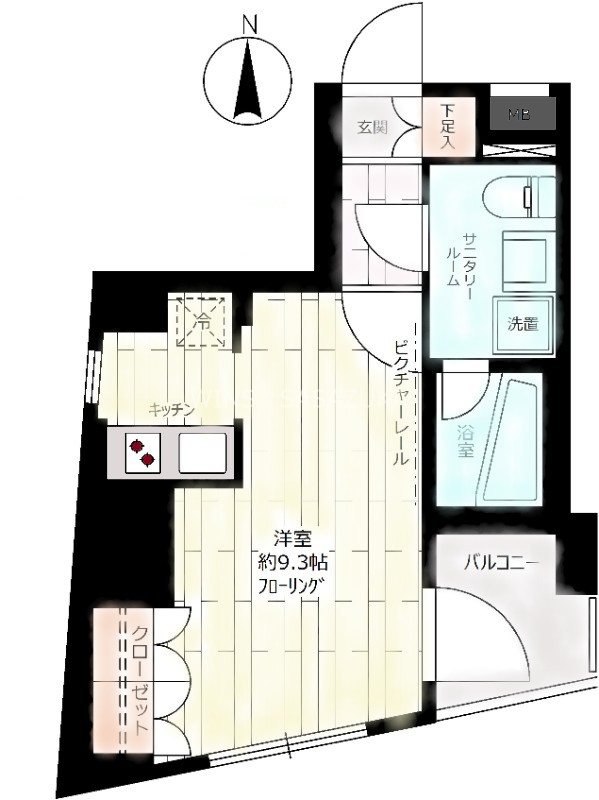 ステージファースト方南町アジールコート 間取り