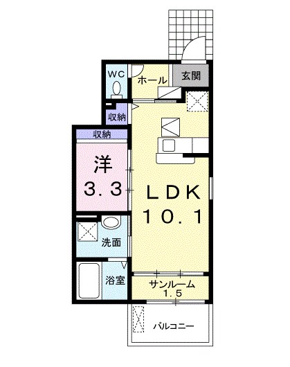 ベル　ソレイユ 間取り