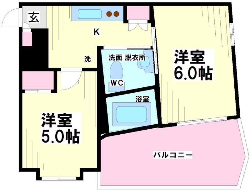 ラポルタ和泉 間取り