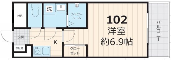 フォセット幡ヶ谷 間取り