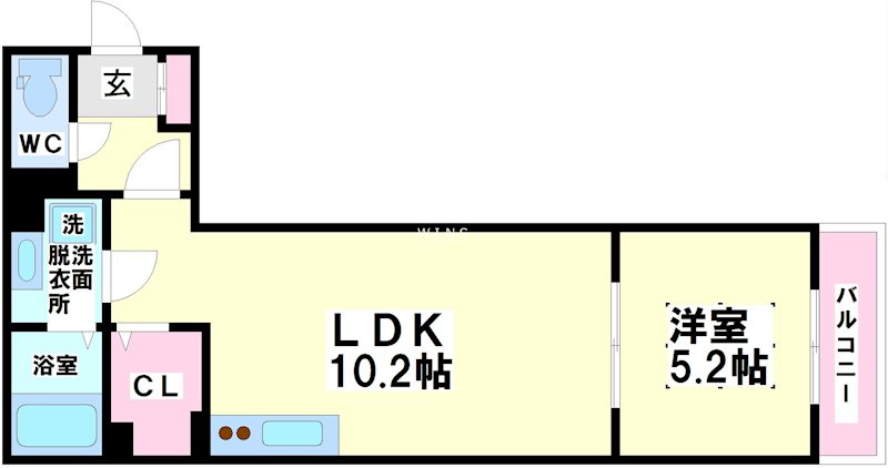 フォセット幡ヶ谷 間取り