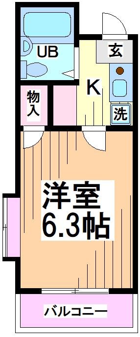 メゾン・ドゥ・フジ幡ヶ谷 間取り