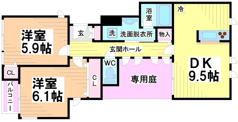 ラ・リュエル笹塚　 間取り