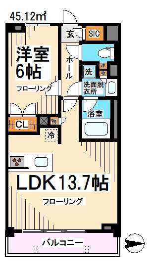 TELLUS八幡山 間取り