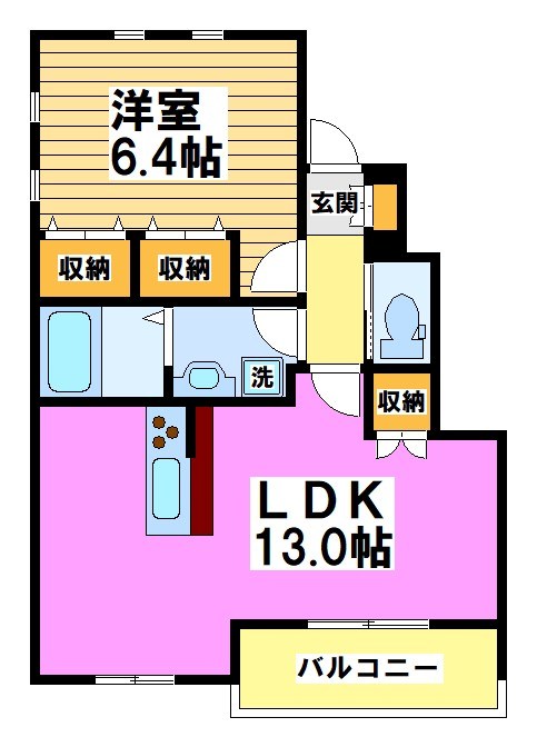 Cachette Calme（カシェットカルム） 間取り