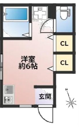 マティコートつつじヶ丘 104号室 間取り