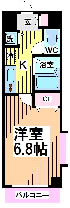 グランド・ガーラ幡ヶ谷EAST 間取り