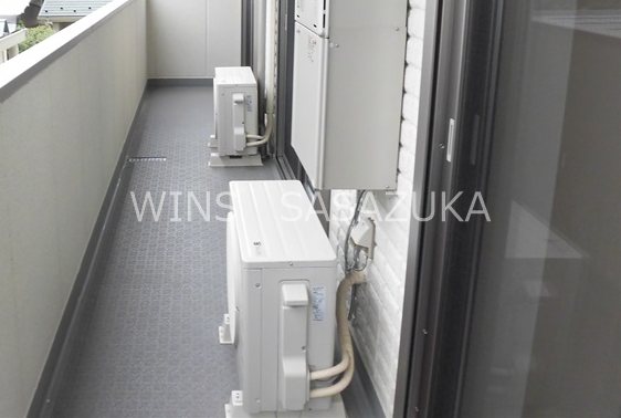 レジデンス白脩 ベランダ