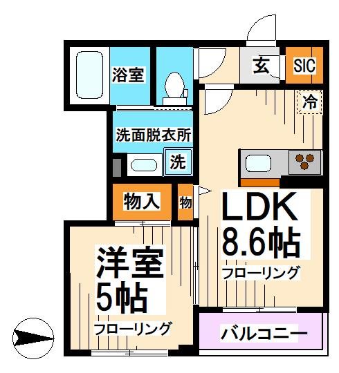 エルミタージュ桜上水 間取り
