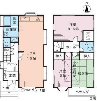 杉並区和泉4丁目貸家 間取り