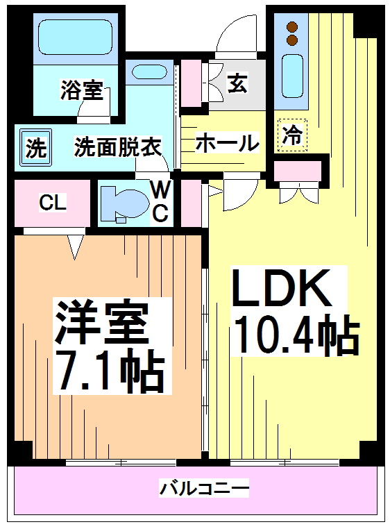 ガーデン杉並方南　 間取り