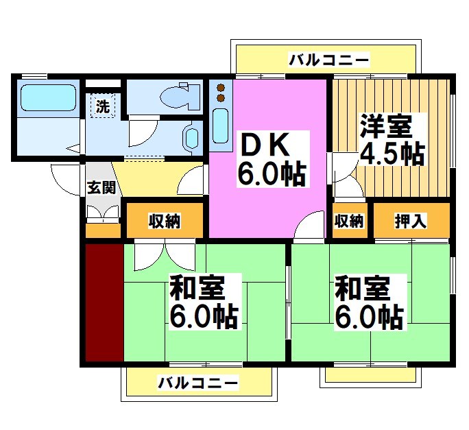ツインパレス深大寺 間取り