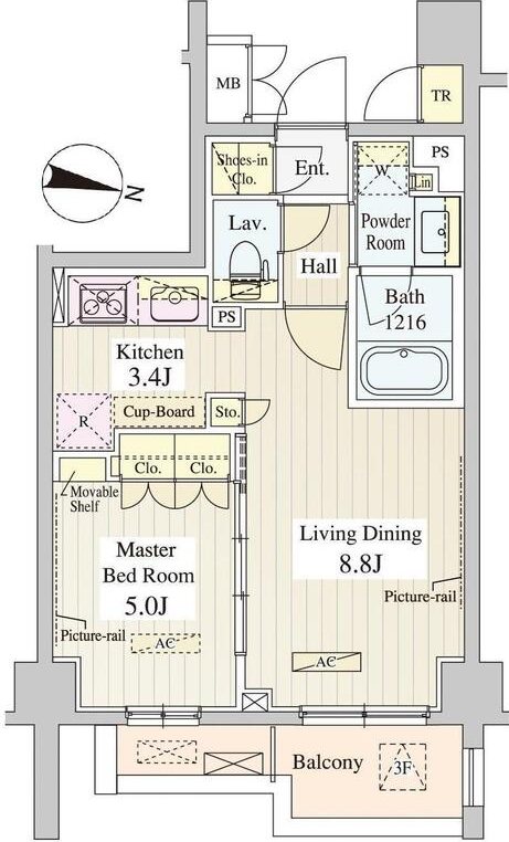 ルシュクレ永福 間取り