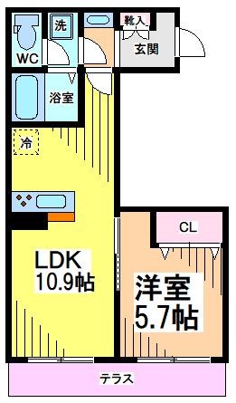メディオ上北沢 間取り