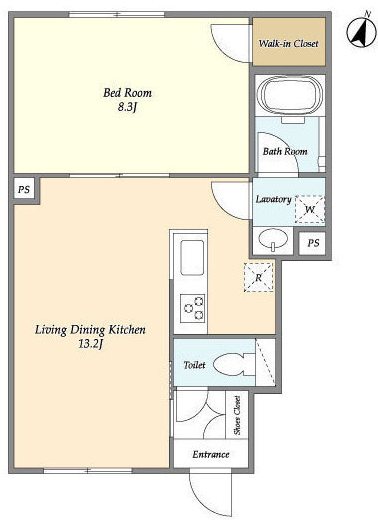 メディオ上北沢 間取り