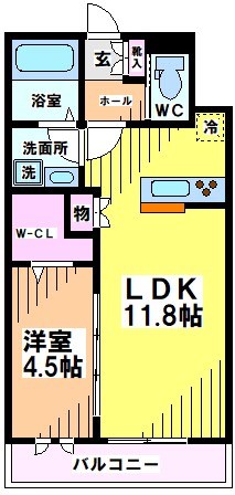 L'azalee（ラザレ） 間取り