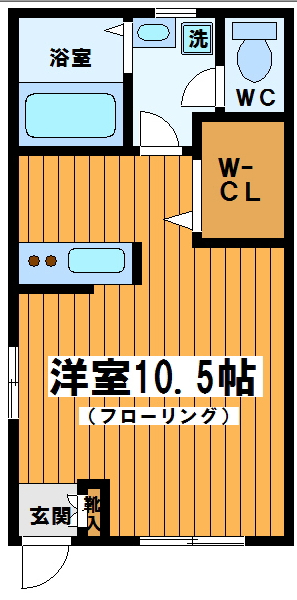 ステップ柴崎 207号室 間取り