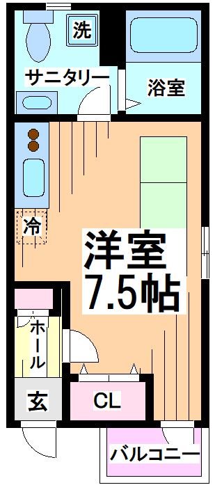 FUJISTA幡ヶ谷Ⅴ 間取り