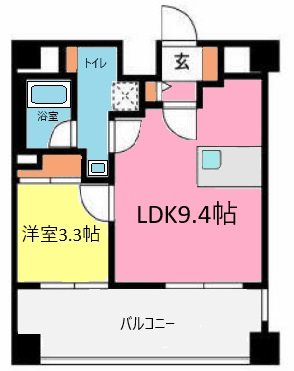 スパシエ幡ヶ谷 間取り