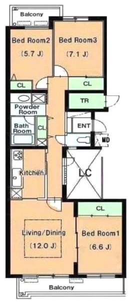 リュゼ経堂 間取り