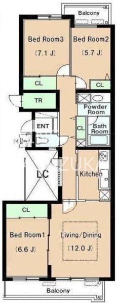 リュゼ経堂 間取り