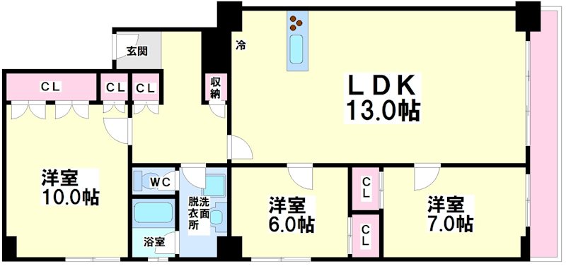 大永初台マンション 間取り