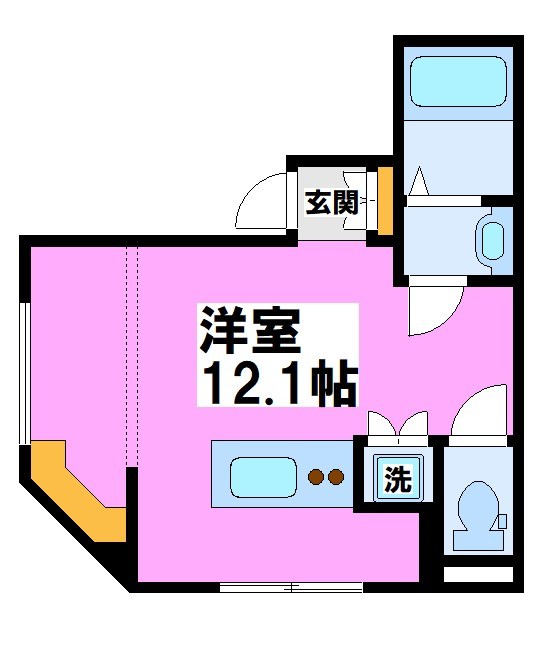 【ラフィネ調布】 間取り